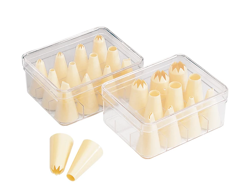 CAJA DE BOQUILLAS PLASTICO SURT. 12PZAS