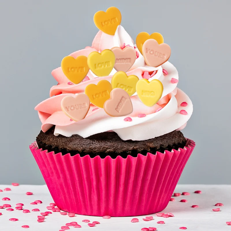 SURTIDO CORAZÓN CHOCO MENSAJES AMOR Ø 27MM