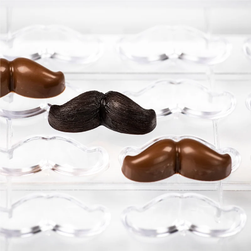 MOLDE POLICARBONATO BIGOTE - 16 PIEZAS - 275 x 175 x 26 MM