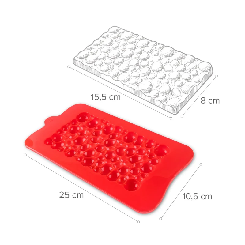 MOLDE DE SILICONA TABLETA CHOCOLATE BURBUJAS HOME BAKING