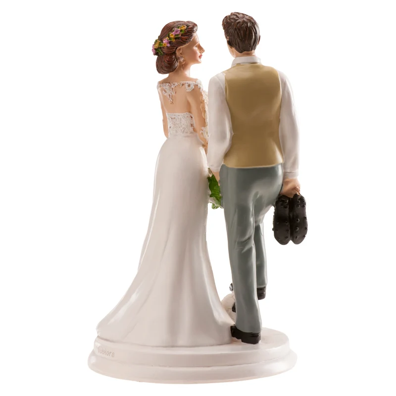PAREJA BODA FÚTBOL 20 CM