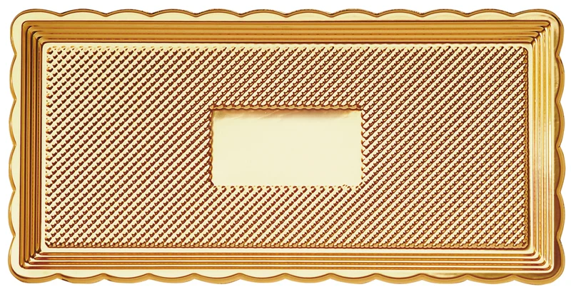 BANDEJA RECT. MEDORO 15X25 CM