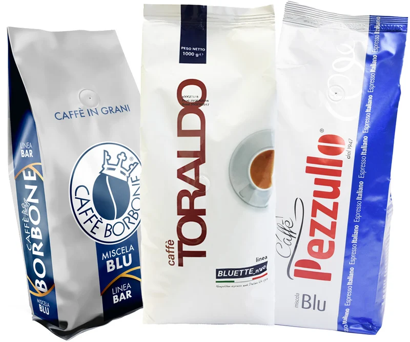 Set da Assaggio Povero di Acidità Espresso Blu