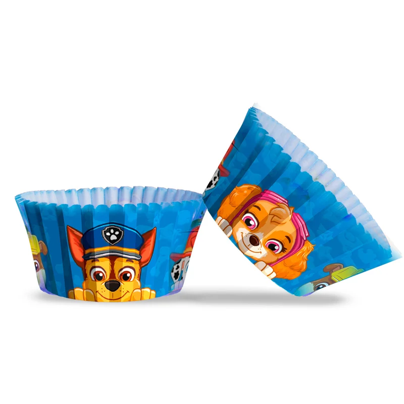 BLISTER 25 CÁPSULAS CUPCAKE PATRULLA CANINA Ø 5CM H 3 CM