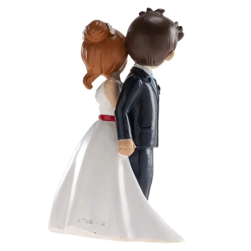 PAREJA BODA DE ESPALDAS 16CM