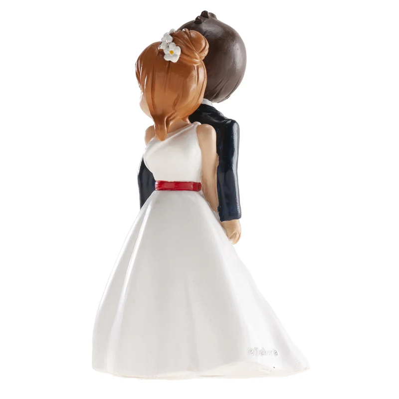 PAREJA BODA DE ESPALDAS 16CM