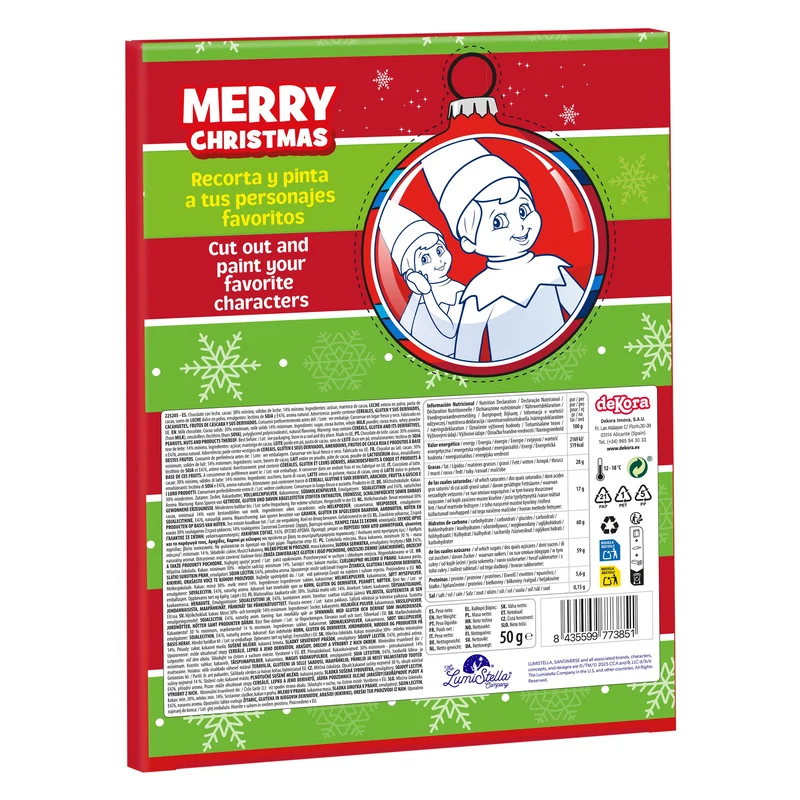 CALENDARIO CHOCOLATE THE ELF 50GR