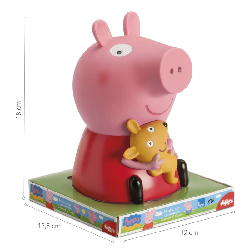 HUCHA PEPPA PIG CON PIRULETAS 24,8 GRS NAC