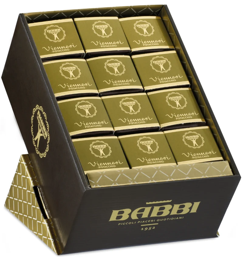 Babbi Viennesi Pistacchio Espositore
