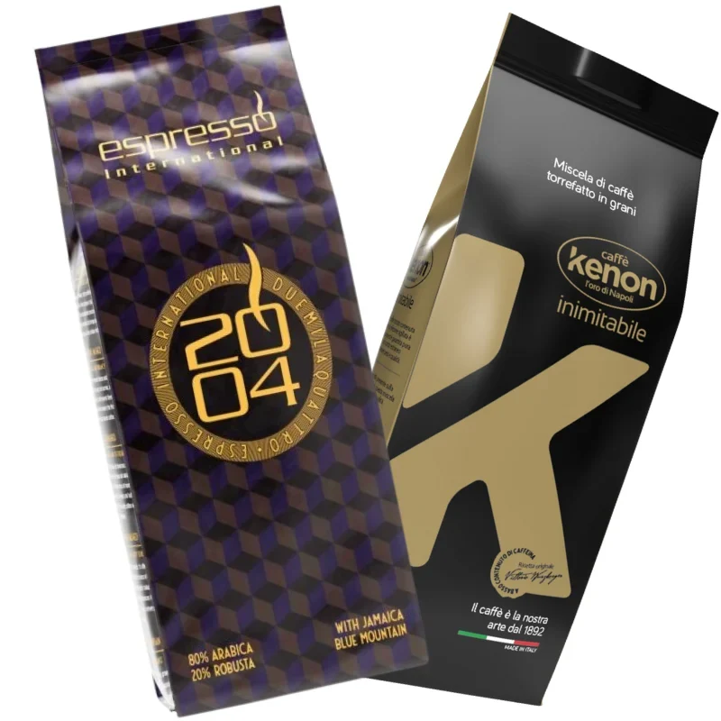 Set da Assagio Espresso Jamaica Blue Mountain Aureo Duo