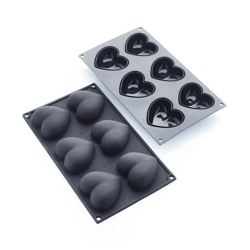 6 MOLDES AMOR 74.5X68 H30MM