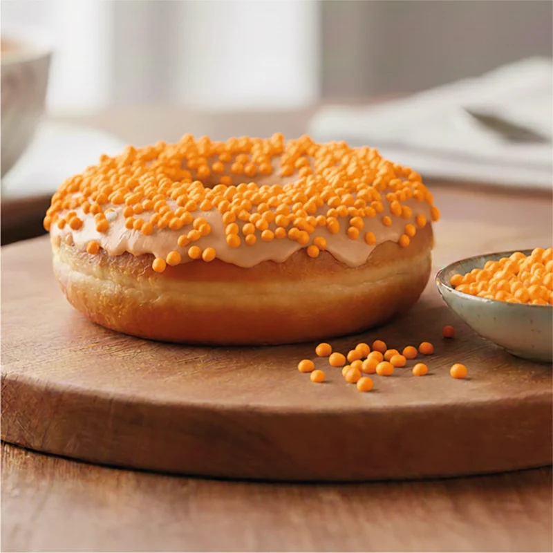 DECORACIÓN DE AZÚCAR DEKOCRUNCHIES SABOR NARANJA 100G
