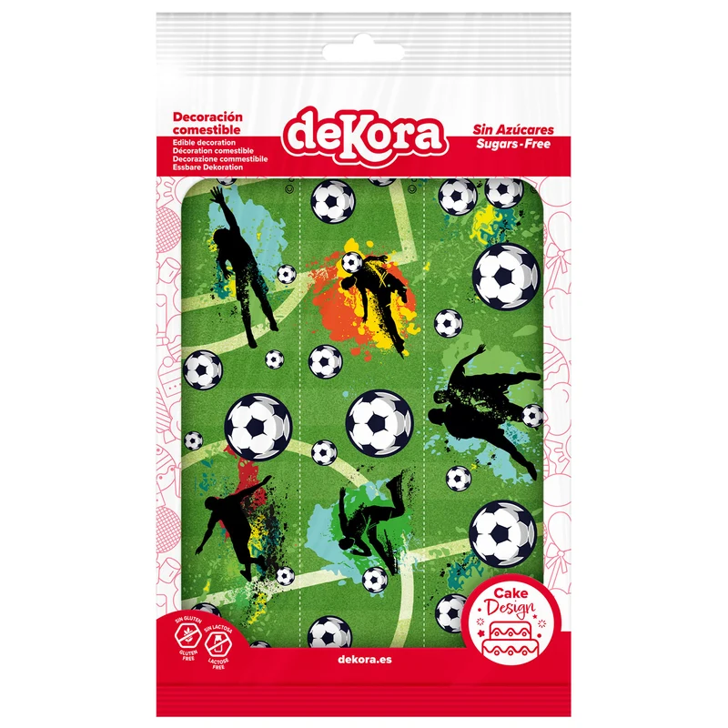 RIBBONS FUTBOL PAPEL COMESTIBLE A5 14,8X21CM