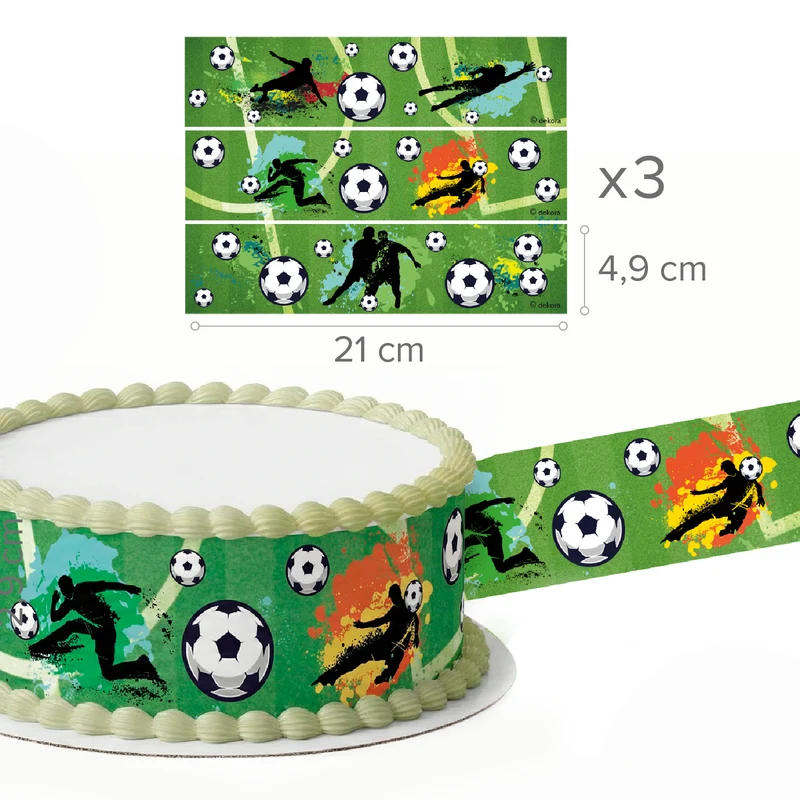 RIBBONS FUTBOL PAPEL COMESTIBLE A5 14,8X21CM