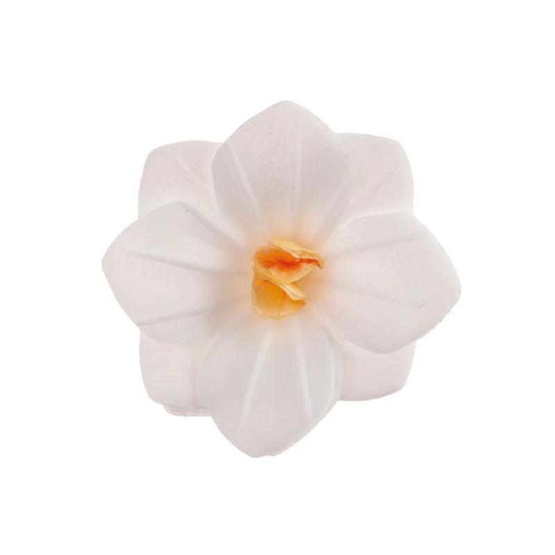 FLORES DE OBLEA COLOR BLANCO 4CM