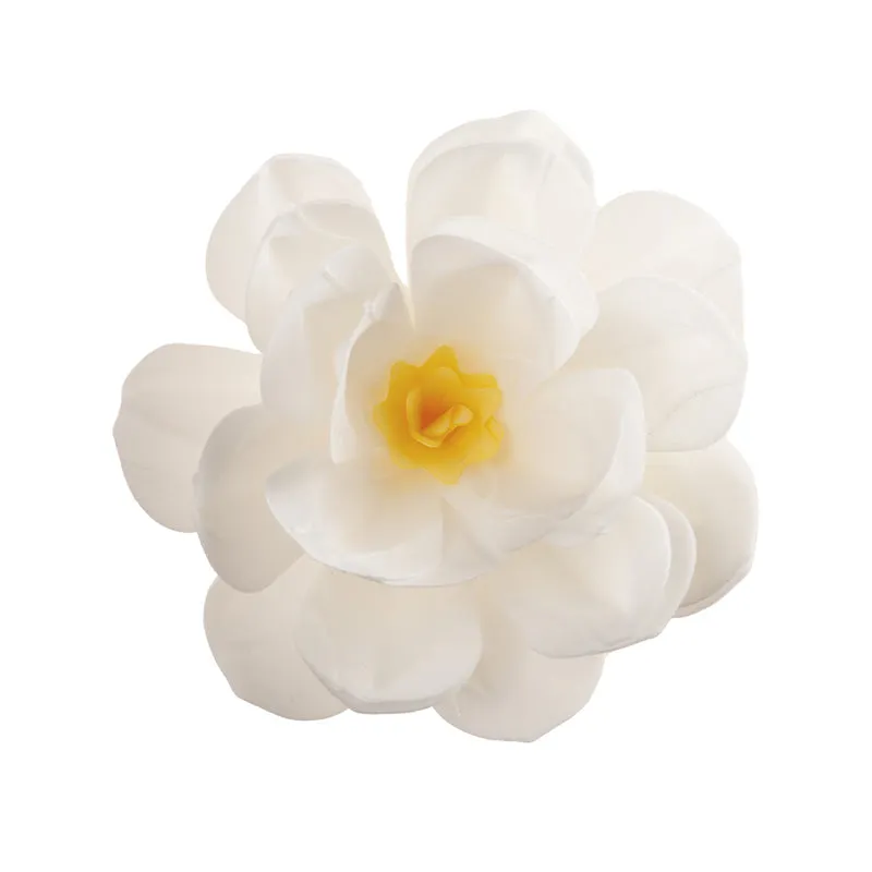 FLOR DE OBLEA COLOR BLANCO 12CM