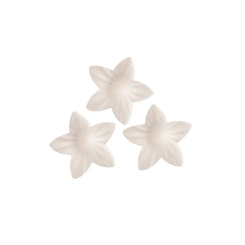 LILAS DE OBLEA BLANCA PERLADA 2 CM