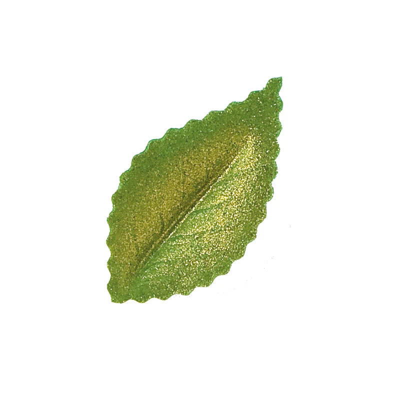 400 HOJAS DE OBLEA VERDE METALIZADA 4,2 CM