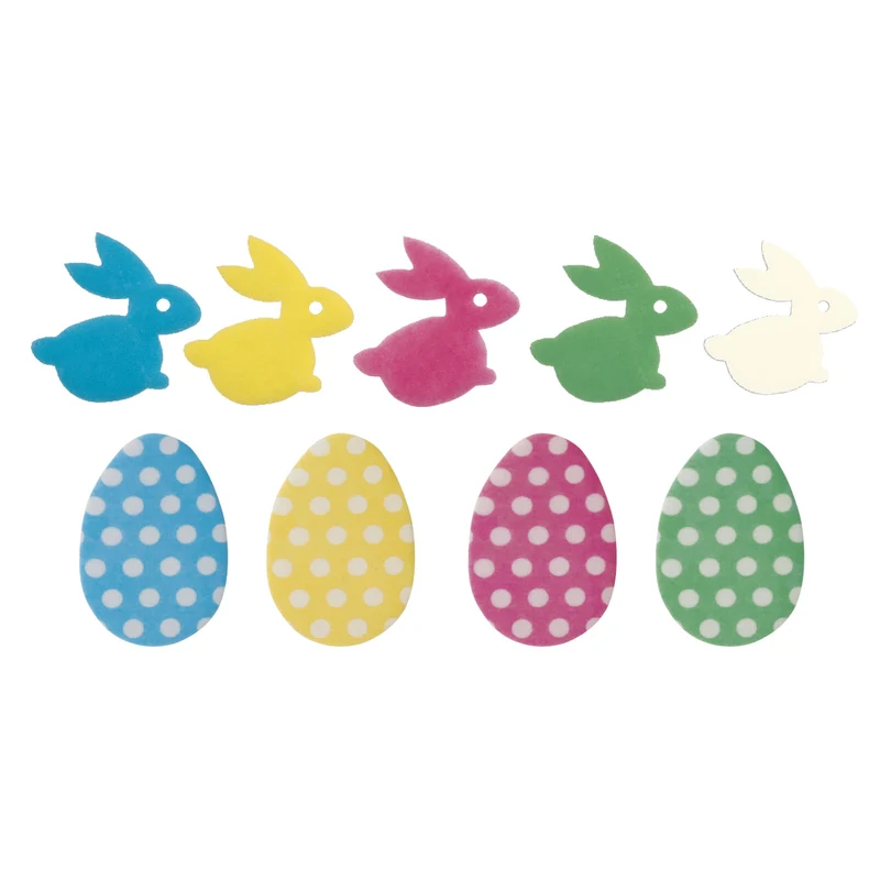 DECORACIÓN OBLEA PARA TARTAS SURTIDO PASCUA -3,5CM