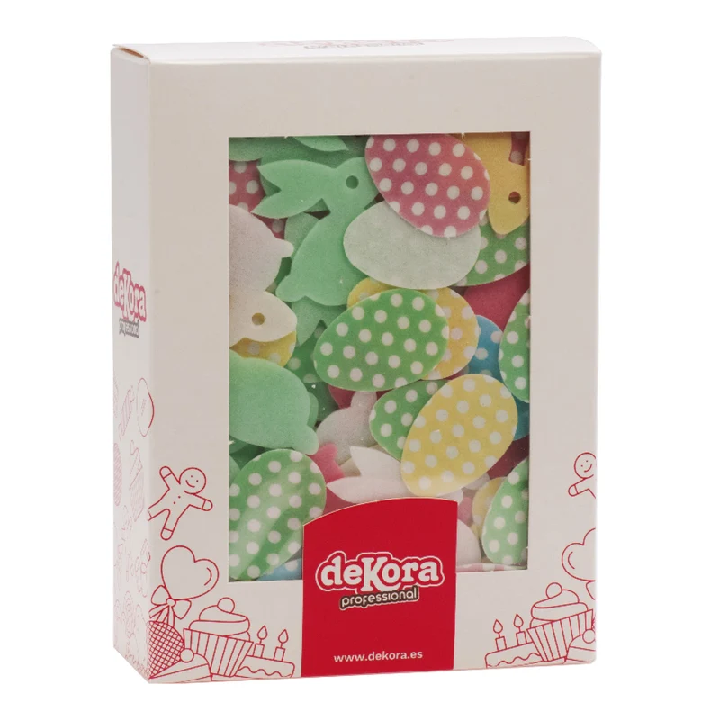 DECORACIÓN OBLEA PARA TARTAS SURTIDO PASCUA -3,5CM