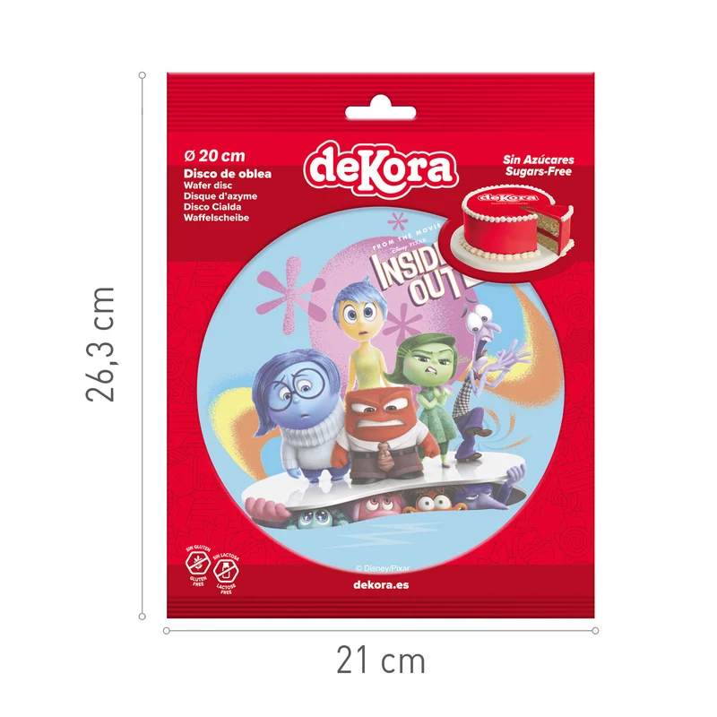 DISCO OBLEA TARTA INSIDE OUT 2 20CM