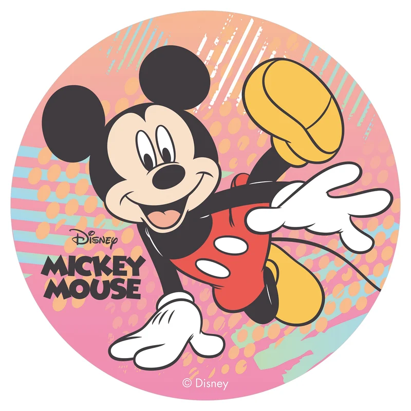 DISCO OBLEA PARA TARTAS MICKEY MOUSE 20CM