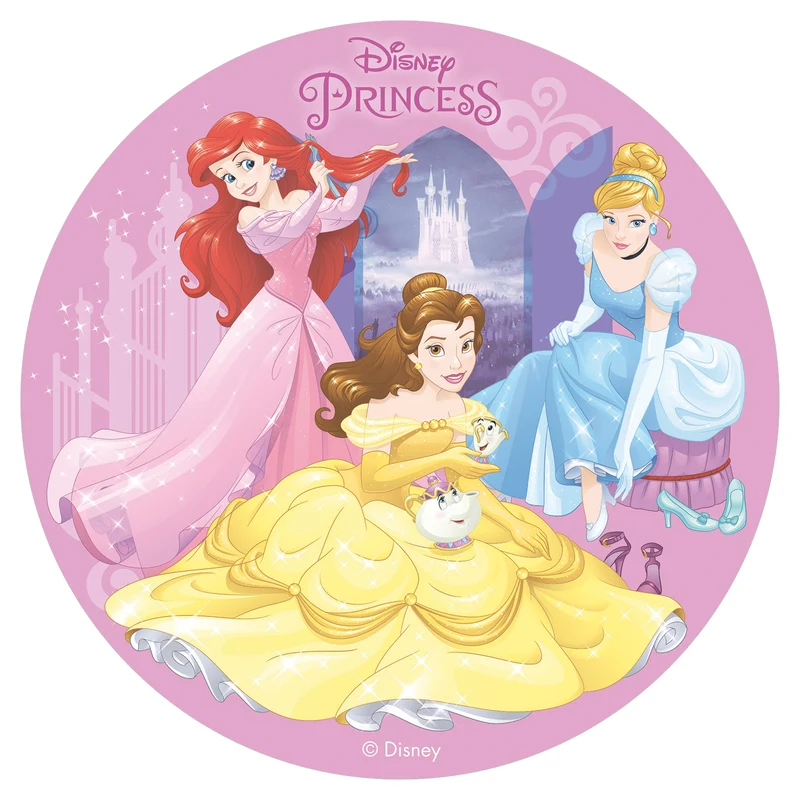 DISCO OBLEA PARA TARTAS PRINCESAS DISNEY 20 CM
