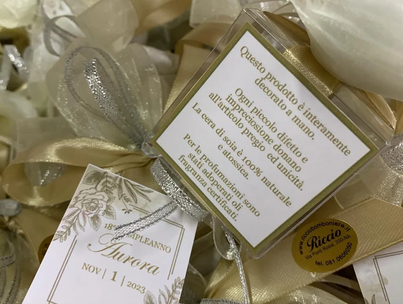 Candela orso confezionata