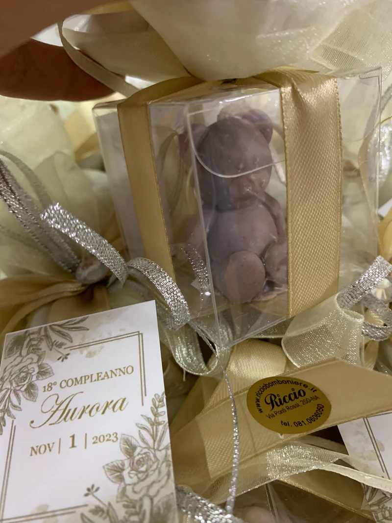 Candela orso confezionata
