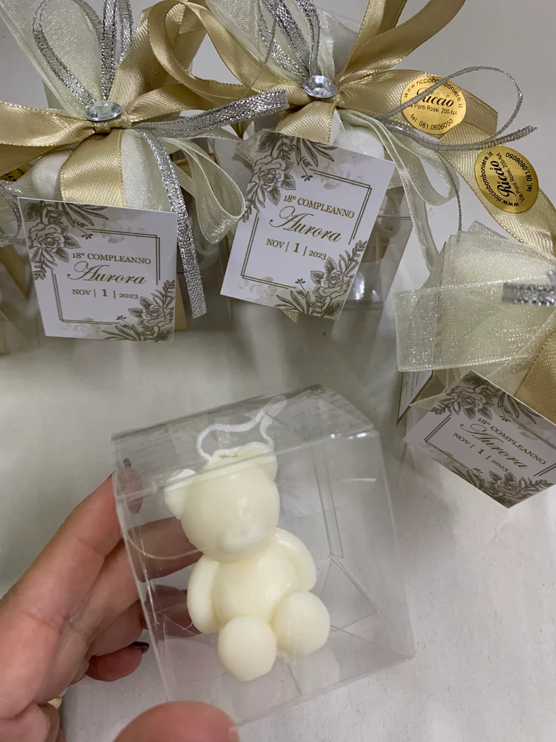 Candela orso confezionata