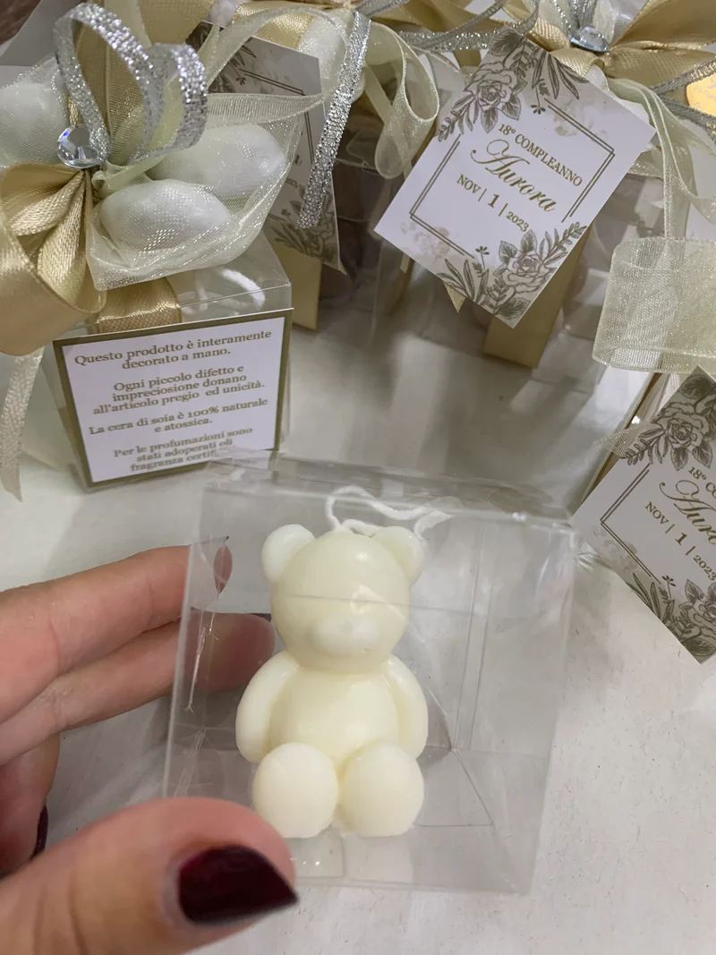 Candela orso confezionata