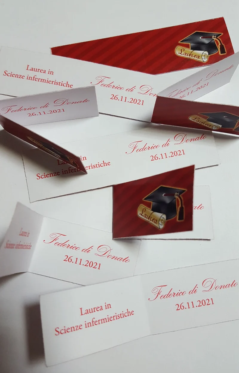 Bigliettini laurea stampati
