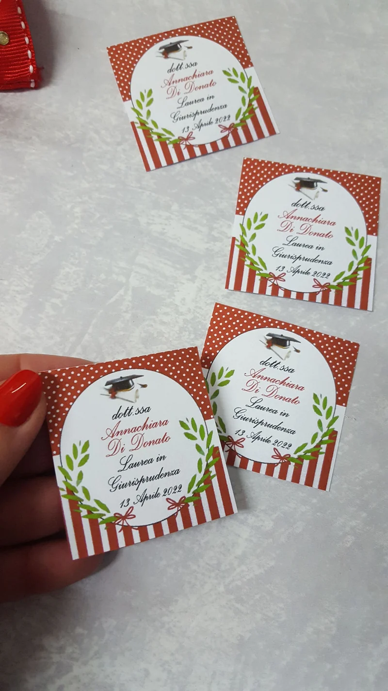 Bigliettini laurea stampati
