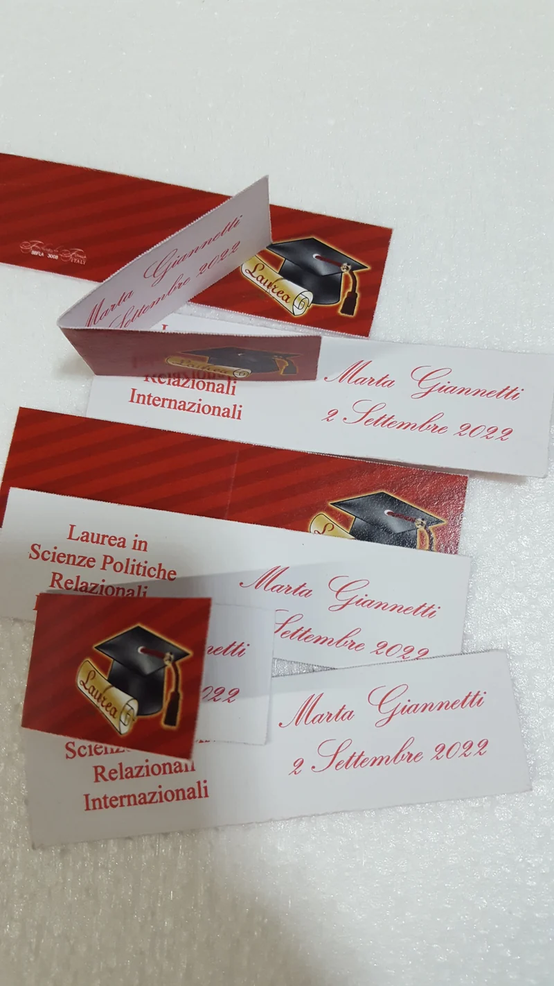 Bigliettini laurea stampati