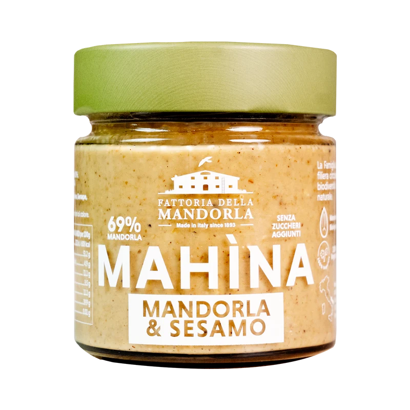 Crema MAHÌNA-Mandorla e Sesamo 200g