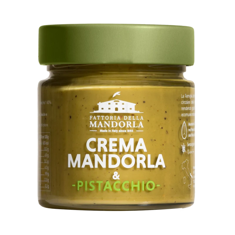 Crema 100% Mandorla e Pistacchio
