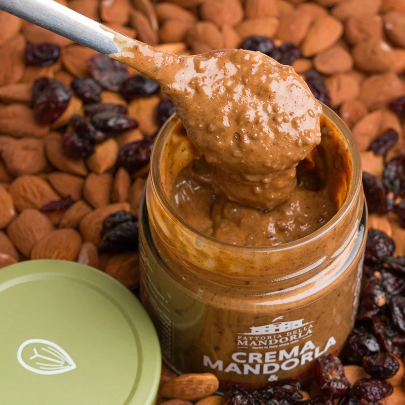 Crema 100% Mandorla e Mirtillo Rosso