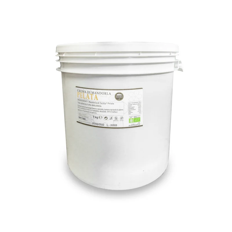 Crema 100% Mandorla Pelata Secchiello Da 7 Kg