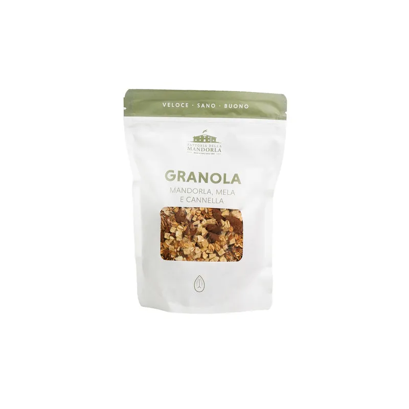GRANOLA MELA E CANNELLA BIO - Busta gr. 400-GAS