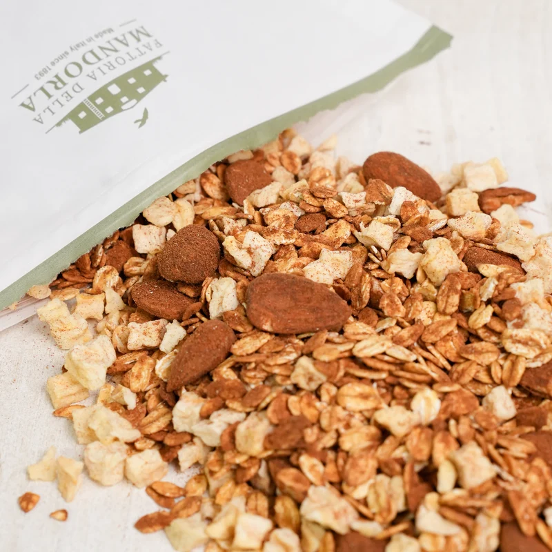 GRANOLA MELA E CANNELLA BIO - Busta gr. 400-GAS