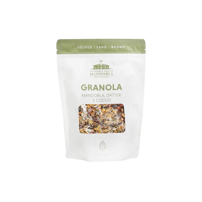 GRANOLA DATTERI E COCCO BIO - Busta gr. 400-GAS