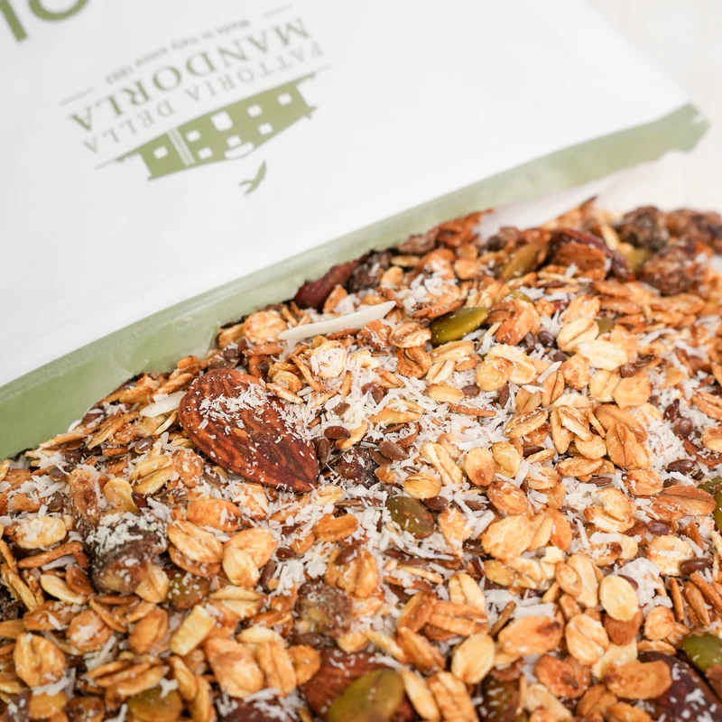 GRANOLA DATTERI E COCCO BIO - Busta gr. 400-GAS