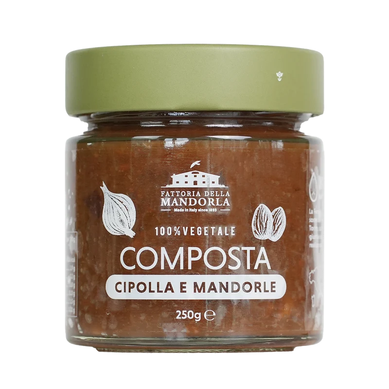 COMPOSTA CIPOLLA E MANDORLE 250g
