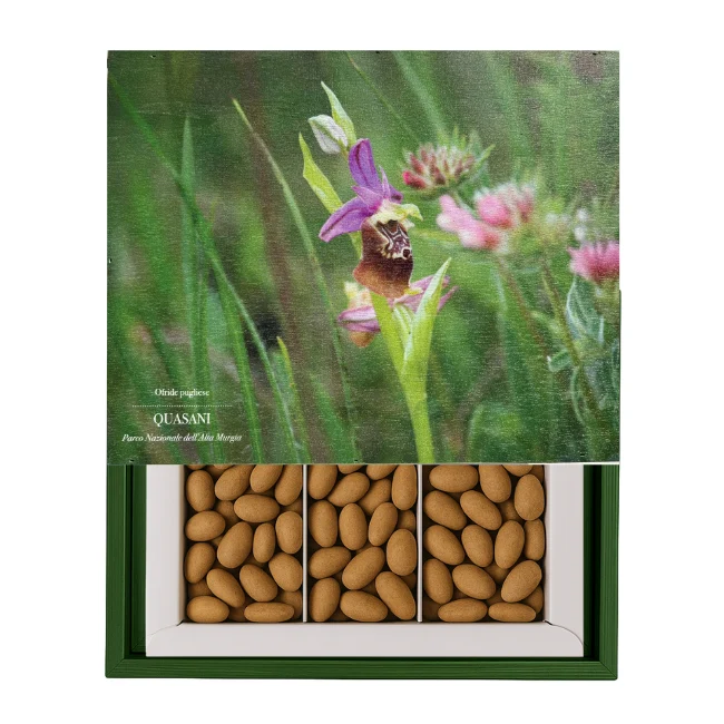 CASSETTA ORCHIDEA - Mandorla, Fondente e Zenzero