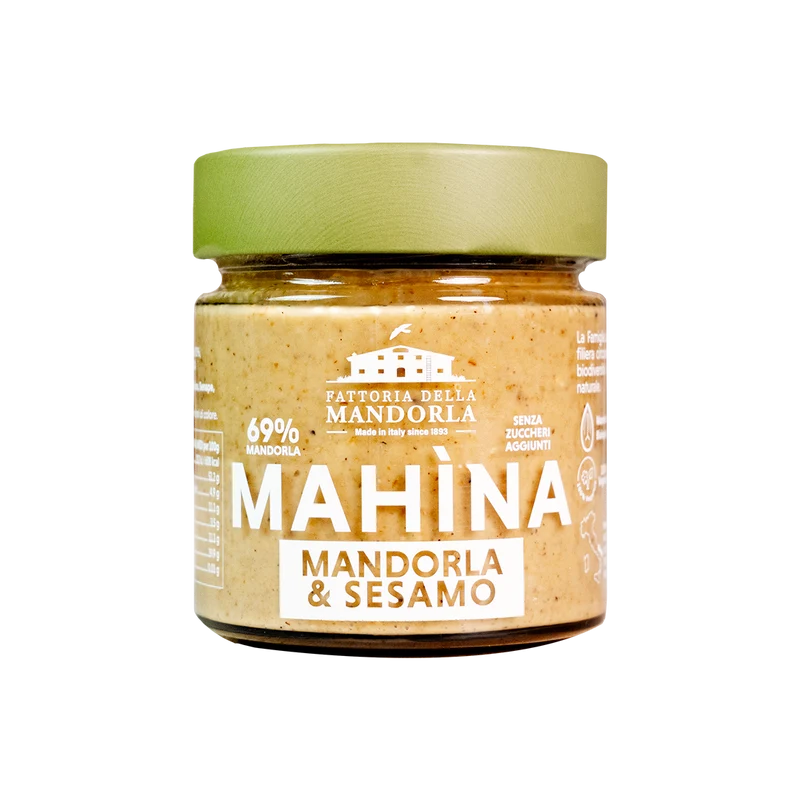 CREMA MAHÌNA-MANDORLA E SESAMO 200g -GAS