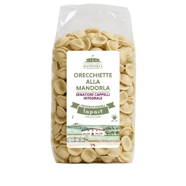 Orecchiette Senatore Cappelli Integrale BIO e Mandorle BIO 500g-GAS