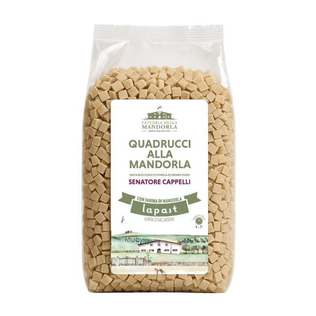 Quadrucci Senatore Cappelli BIO e Mandorle BIO 500g