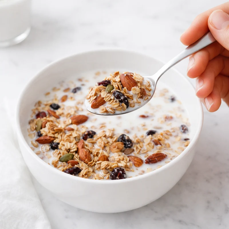 GRANOLA MANDORLA, SEMI E MIRTILLI BIO - Busta gr. 400