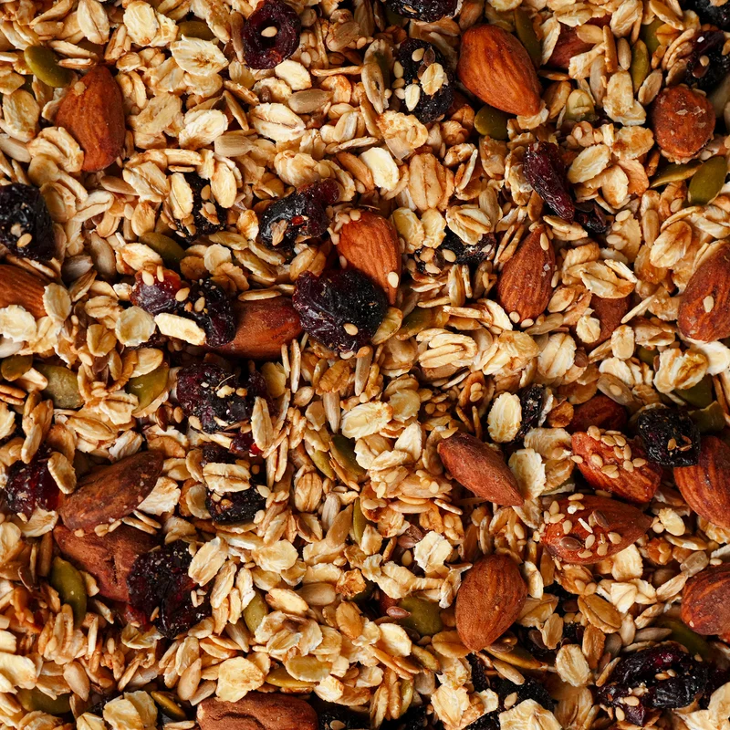 GRANOLA MANDORLA, SEMI E MIRTILLI BIO - Busta gr. 400