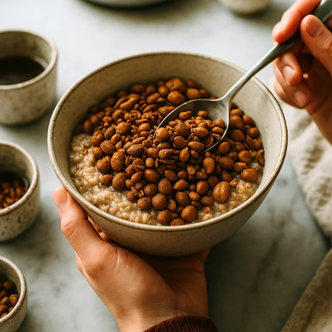 GRANOLA MANDORLA, CACAO E NOCCIOLA BIO - Busta gr. 400- GAS